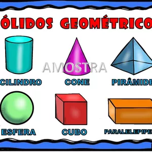 Imagem de capa para o Ebook CARTAZ SÓLIDOS GEOMÉTRICOS