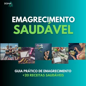 Imagem de capa para o Ebook Emagrecimento Saudável +20 Receitas