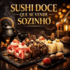 Imagem de capa para o Ebook Sushi Doce que se Vende Sozinho