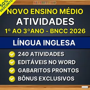 Imagem do curso LÍNGUA INGLESA - Atividades - Ensino Médio - BNCC 2026