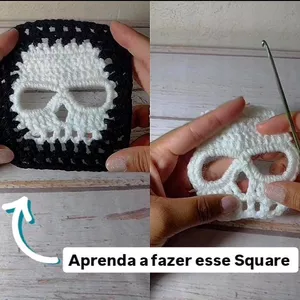 Imagem de capa para o Curso online Tutorial square de caveira
