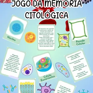 Imagem de capa para o Ebook Jogo da memória CITOLÓGICA 