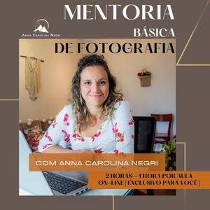 Imagem de capa para o Serviço online Mentoria de FOTOGRAFIA - 3 aulas