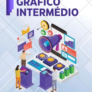 Imagem de capa para o Ebook Design Gráfico Intermédio