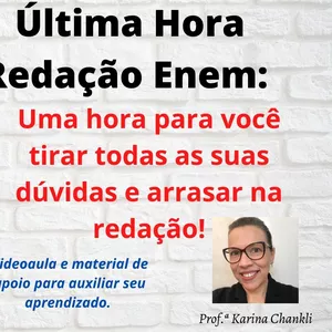 Imagem de Última hora Redação Enem criado por Karina na hotmart