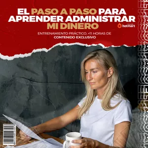 Imagen de portada para Curso online El paso a paso para aprender administrar mi dinero