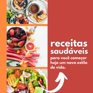 Imagem de capa para o Ebook Receitas saudáveis para começar hoje um novo estilo de vida 