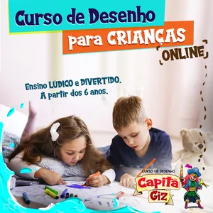 Imagem de CURSO DE DESENHO PARA CRIANÇAS. Online. criado por Vanessa Stehling na hotmart