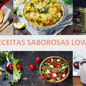 Imagem de capa para o Ebook 250 RECEITAS SABOROSAS LOW CARB