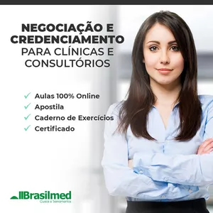 Imagem principal do produto CURSO NEGOCIAÇÃO E CREDENCIAMENTO PARA CLÍNICAS E CONSULTÓRIOS