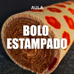 Imagem de capa para o Curso online Aula Bolo de Rolo Estampado