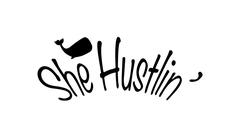 shehustlin logo