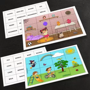 Imagem de capa para o Ebook QUEBRA-CABEÇA PALAVRAS simples e complexas