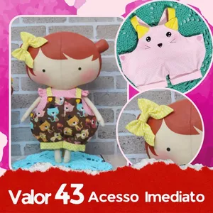 Imagem de capa para o Curso online #008 Clubnho da Toy - Macacão Gatinho