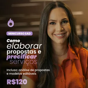 Imagem de capa para o Curso online COMO ELABORAR PROPOSTAS E PRECIFICAR MEUS SERVIÇOS: UM GUIA DEFINITIVO