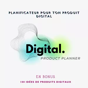 Image de couverture pour le Ebook Planificateur pour ton produit digital
