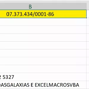 Imagem do curso Macro VBA que acessa um Site e Retorna dados do CEP ou CNPJ para as Células de uma Planilha Excel