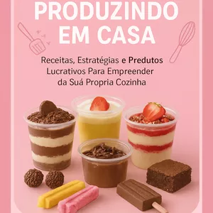 Imagem de capa para o Ebook LUCRE MUITO PRODUZINDO DE CASA 