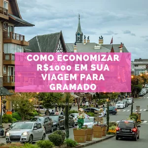 Imagem de capa para o Ebook Como Economizar R$1000 em Sua Viagem para Gramado