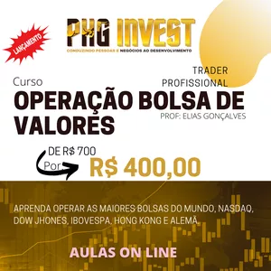 Imagem do curso Curso de Bolsa de valores - NASDAQ - WALLSTREAT - HONG KONG
