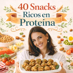 Imagen de portada para Curso online 40 Snacks Ricos en Proteína