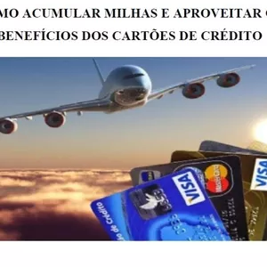 Imagem de capa para o Ebook Como lucrar com milhas. ter cartões de alta renda sem anuidade, Salas VIP's, passagens aéreas