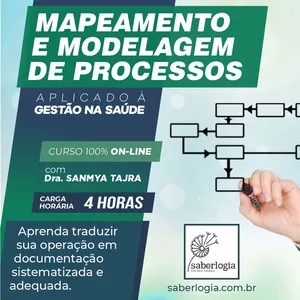 Imagem de capa para o Curso online Mapeamento de Processos: aplicado aos serviços de saúde