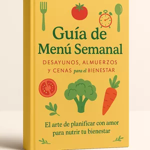 Imagen de portada para Curso online GUÍA DE MENÚ SEMANAL - DESAYUNOS, ALMUERZOS Y CENAS PARA EL BIENESTAR