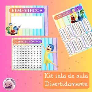 Imagem de capa para o Ebook Kit Sala de aula - Tema Divertidamente