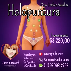 Imagem de capa para o Curso online Curso de Holopuntura com Mestra Chris Yanovich 🌟🌀