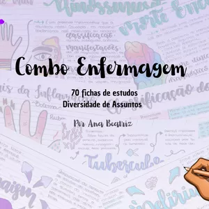 Imagem de capa para o Ebook Combo de Fichas Enfermagem 