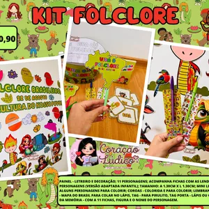 Imagem de capa para o Ebook 💚Kit Folclore 