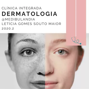 Imagem de capa para o Ebook Apostila de Dermatologia - @medibulandia