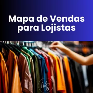Imagem de capa para o Ebook Mapa de Vendas para Lojistas