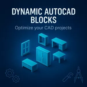 Cover image for Online course Dynamic AutoCAD Blocks Pack