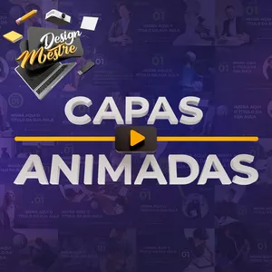 Imagem de capa para o Curso online Capas editáveis em PowerPoint com fundos animados em vídeo - Design Mestre