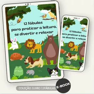 Imagem do curso 12 fábulas para praticar a leitura, se divertir e relaxar.