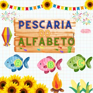 Imagem de capa para o Ebook 🎣Pescaria do Alfabeto🔡