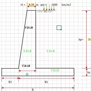 Imagen de portada para Curso online PLANTILLA DE EXCEL PARA DISEÑO DE MUROS DE CONTENCION EN VOLADIZO + VIDEO PARA SU CORRECTO USO