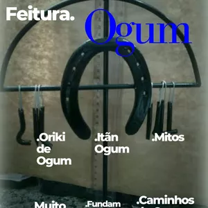 Imagem de capa para o Ebook Apostila Fundamento e Feitura de Ogum 