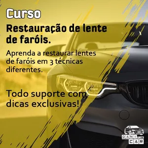 curso de restauração de lentes de faróis 