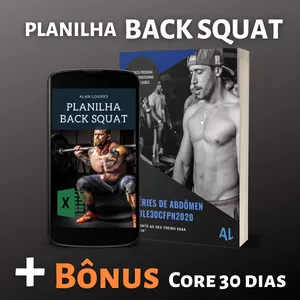 Planilha Planilha Back Squat + BÔNUS 30 Abdominais