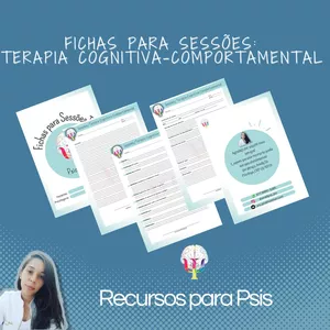 Imagem de capa para o Ebook Fichas para Sessões - Terapia Cognitiva-Comportamental