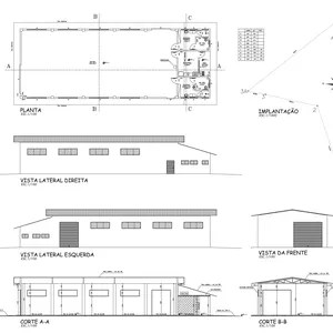 Imagem de capa para o Curso online Projeto Arquitetônico Completo: Galpão 330m² (editável)