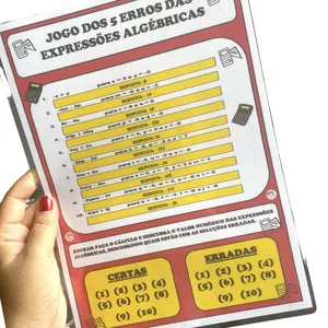 Imagem de capa para o Curso online JOGO DOS 5 ERROS DAS EXPRESSÕES ALGÉBRICAS
