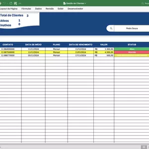 Imagem de capa para o Ebook Planilha de Gestão de Clientes Automática + WhatsApp