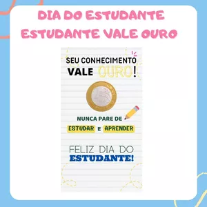 Imagem de capa para o Ebook Estudante vale ouro