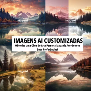 Imagem de capa para o Curso online Pacote de imagens personalizados gerado por AI