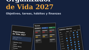 Organizador de Vida 2027 para Notion