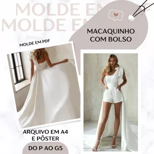 Imagem de capa para o Ebook Macaquinho com Bolso - Molde em PDF